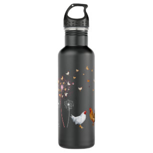 Crawfish Chicken Ditch Retro Cajun Food  Stainless Steel Water Bottle