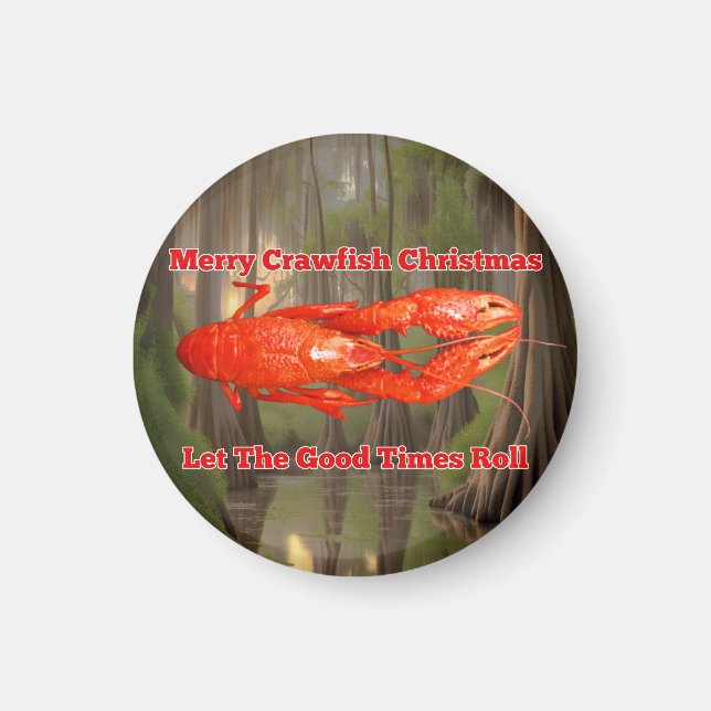 Crawfish Christmas  Magnet (Front)