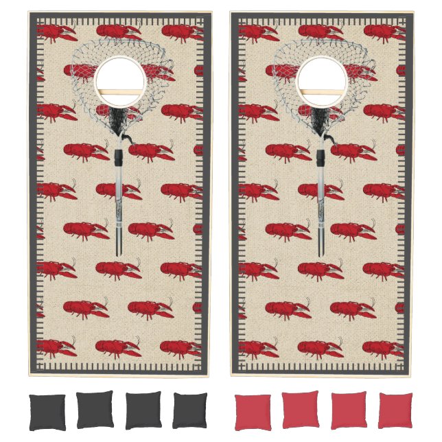 Crawfish Cornhole Set (Set)
