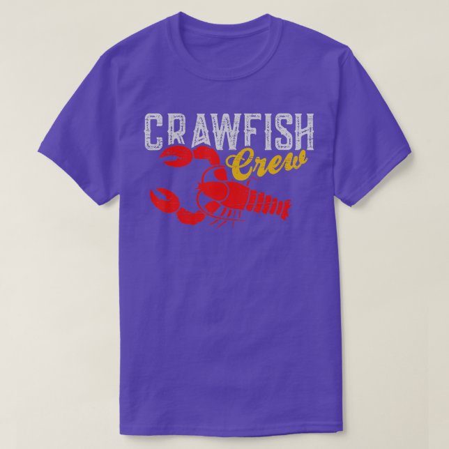 Crawfish Crew Boiler Crayfish Boil Lover  T-Shirt (Design Front)