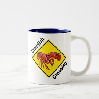 Crawfish Crossing Two-Tone Coffee Mug