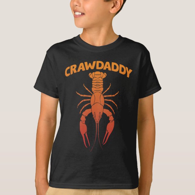 Crawfish Father Sea Food Lobster Lover Dad T-Shirt (Front)