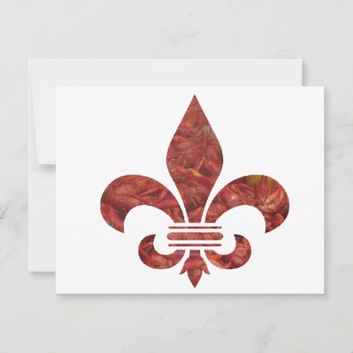 Crawfish Fleu de Lis Announcements