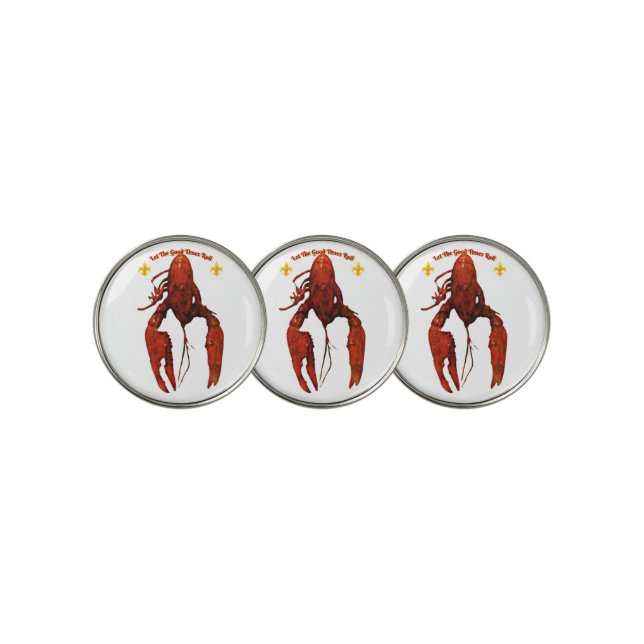 Crawfish Golf Ball Markers (3 Up)