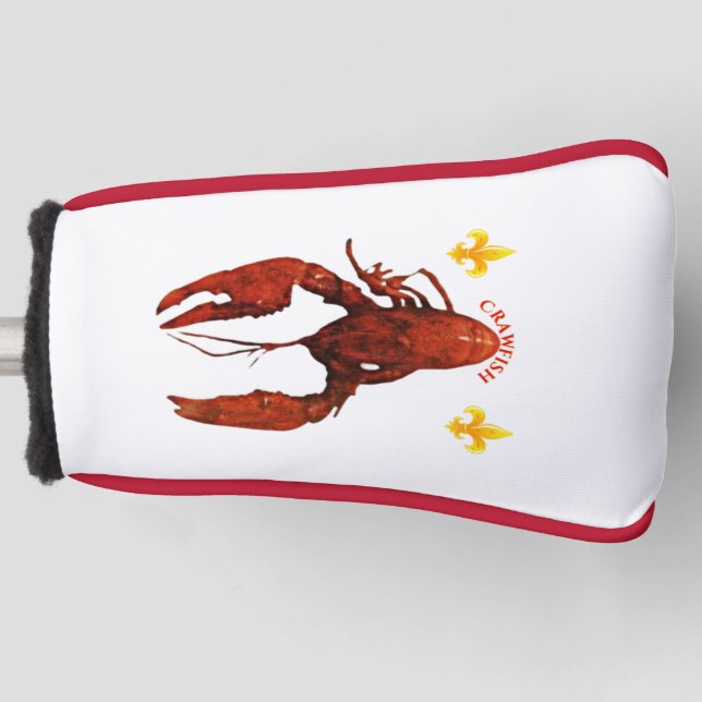 Crawfish Golf Head Cover (Front)