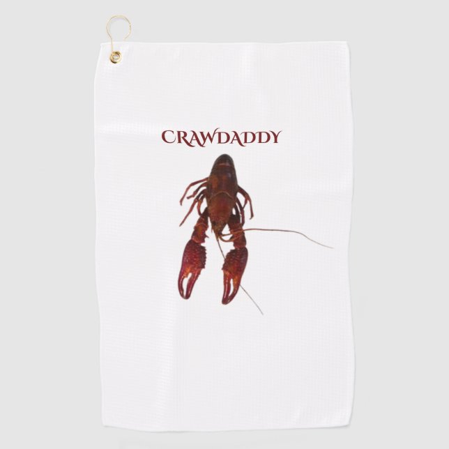 Crawfish Golf Towel (Front)