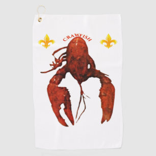 Crawfish Golf Towel