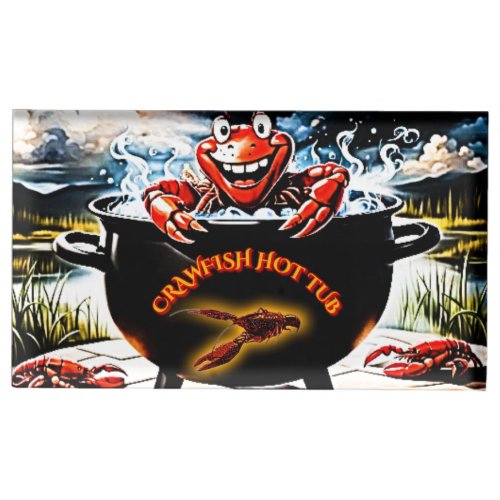 Crawfish Hot Tub Place Card Holder