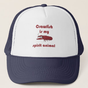 Crawfish Is My Spirit Animal Funny Cajun Hat