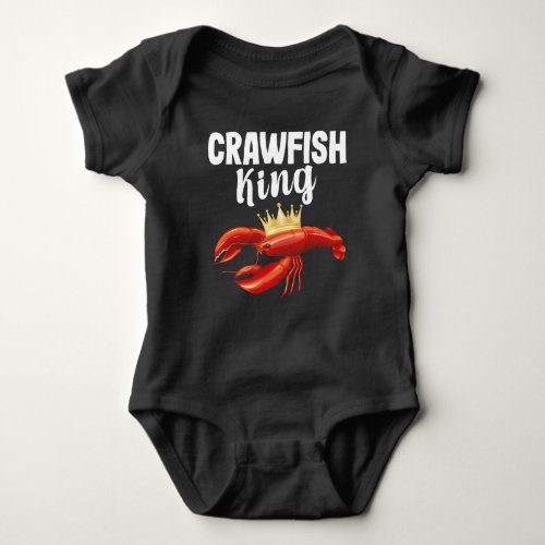 Crawfish King Sea Food Restaurant Lover Baby Bodysuit