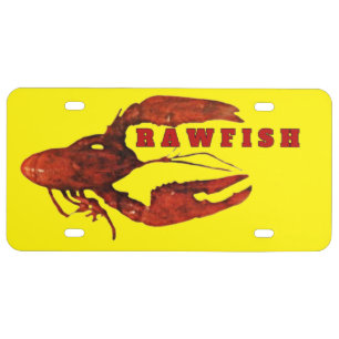 Crawfish License Plate