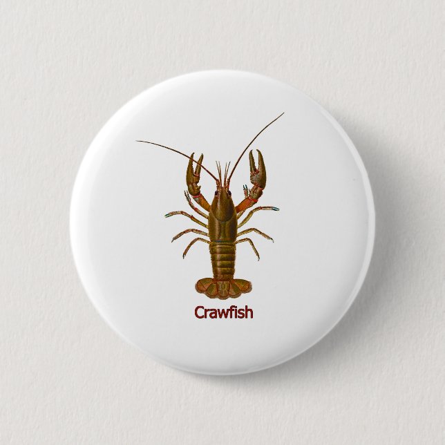 Crawfish Logo Button (Front)