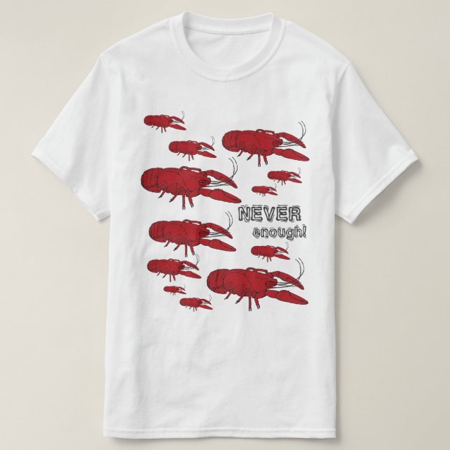 Crawfish Lover's T-Shirt (Design Front)