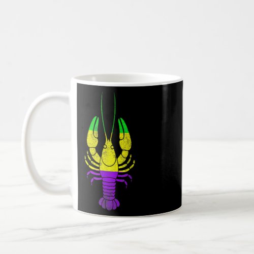 Crawfish Mardi Gras Carnival New Orleans  Fat Tues Coffee Mug