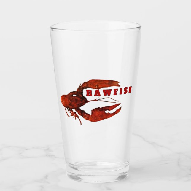 Crawfish Mug Glass (Front)