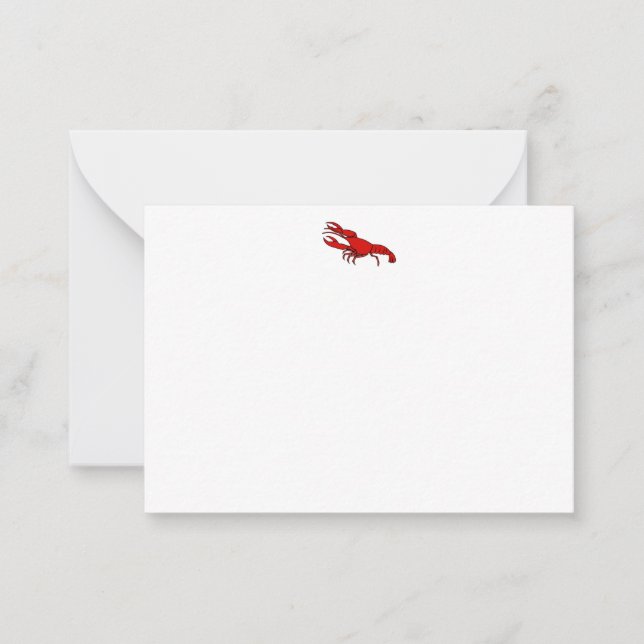 Crawfish Note Card (Front)