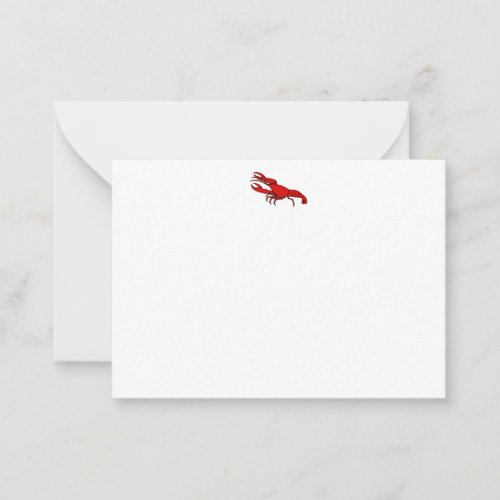 Crawfish Note Card