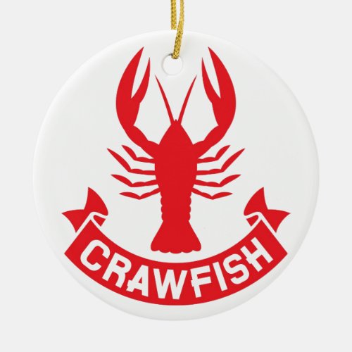 Crawfish Ornament _ SRF