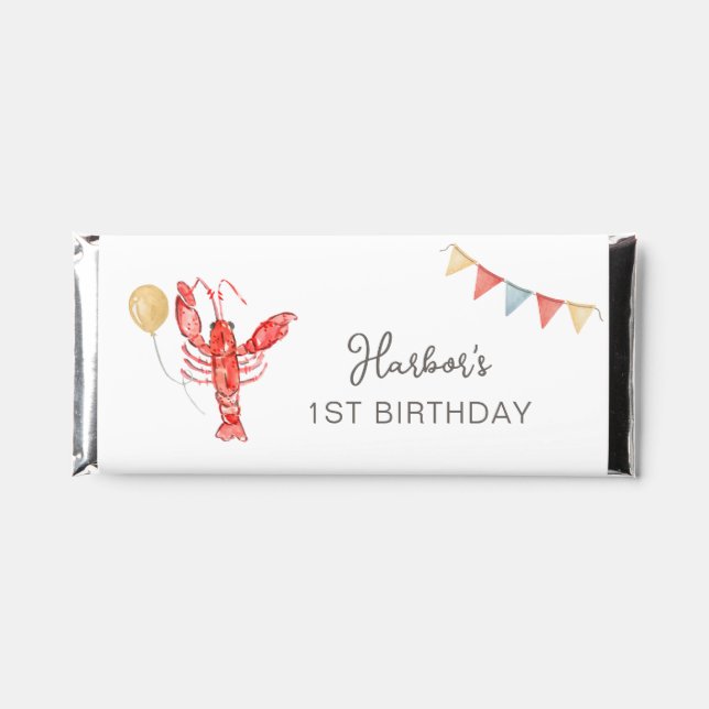 Crawfish Party Candy Bar Favors (Front)