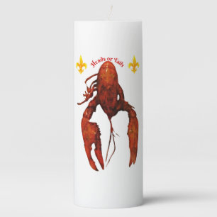 Crawfish Pillar Candle