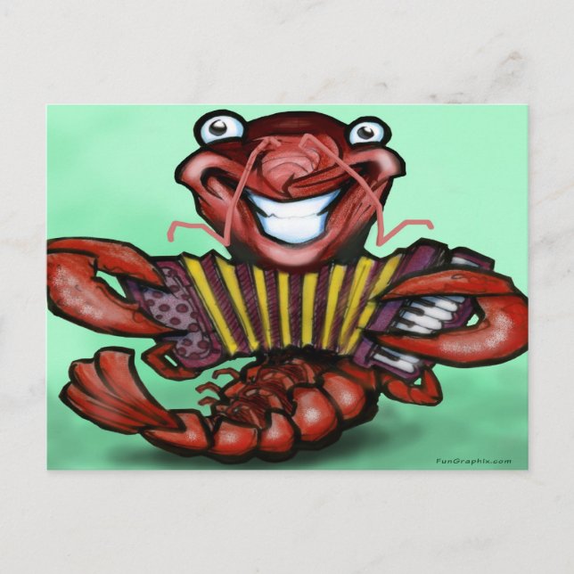 Crawfish Postcard (Front)