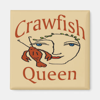 Crawfish Queen Abstract Magnet