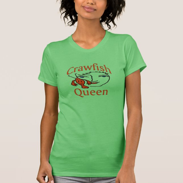 Crawfish Queen Abstract T-Shirt (Front)