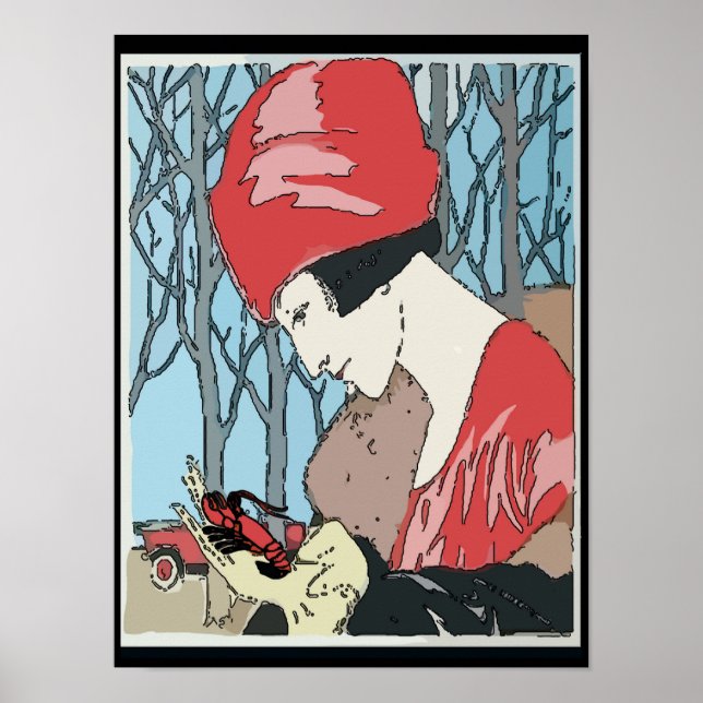 Crawfish: Red Hat Gal Poster (Front)