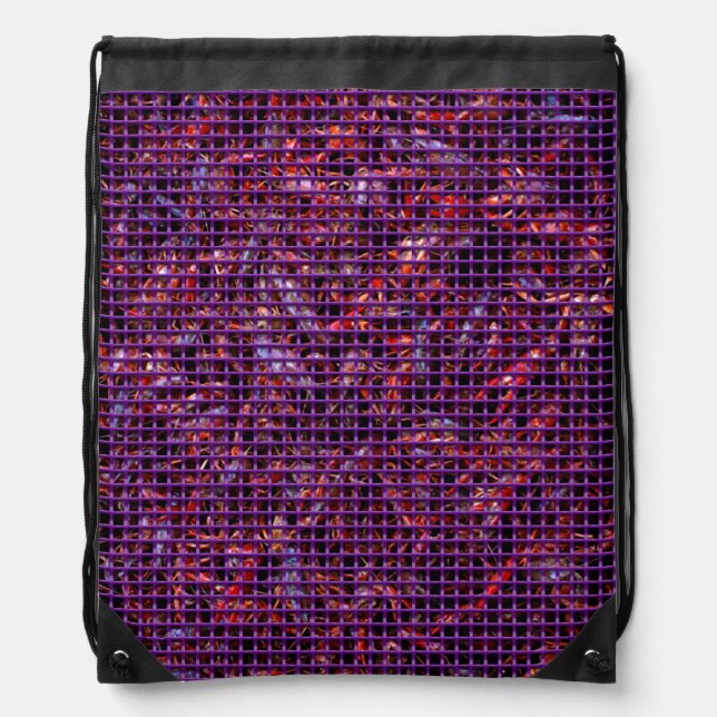 Crawfish Sack Drawstring Backpack (Front)