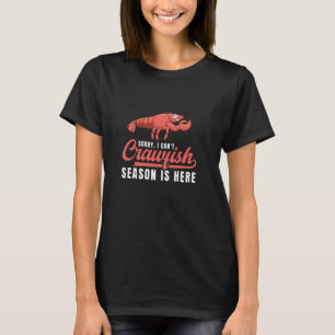 Crawfish Season Cajun Food Louisiana Southern Cook T-Shirt