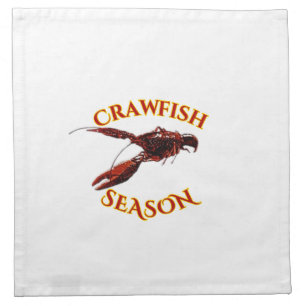 Crawfish Season Cloth Napkin