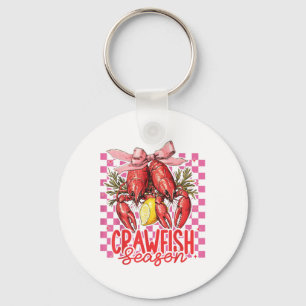 Crawfish Season Crawfish Boil Lobster Cajun Men Wo Keychain