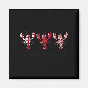 Crawfish Season Crayfish Patterns Cajun Boil Men W Magnet