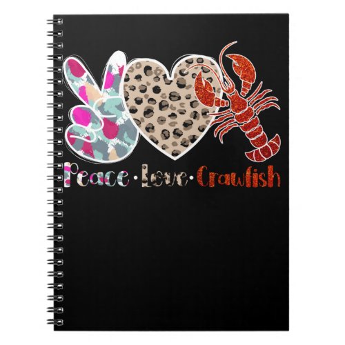 Crawfish Season Funny Crayfish Cook Lobsters Notebook
