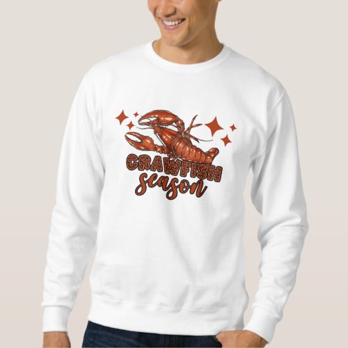 Crawfish Season Mardi Gras Sweatshirt