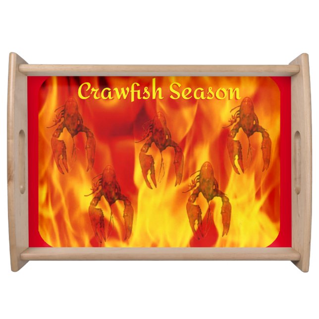 Crawfish Season Serving Tray (Front)