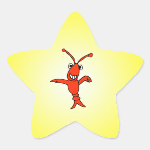 Crawfish Star Sticker