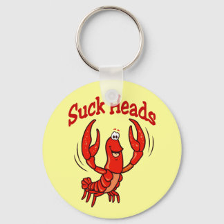 Crawfish Suck heads Keychain