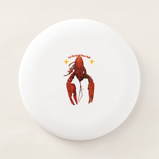 Crawfish Tennis Ball Wham-O Frisbee (Front)