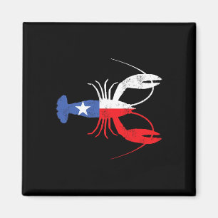 Crawfish Texas Crawdaddy Southern Food Mardi Gras  Magnet