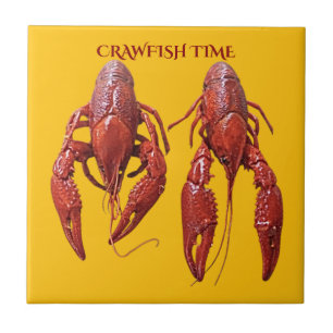 Crawfish Time Ceramic Tile
