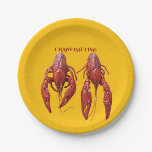 Crawfish Time Paper Plates