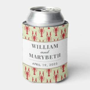 Crawfish Wedding Can Cooler