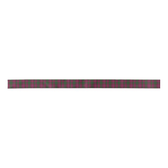 Crawford Clan Tartan Plaid Ribbon (Front)