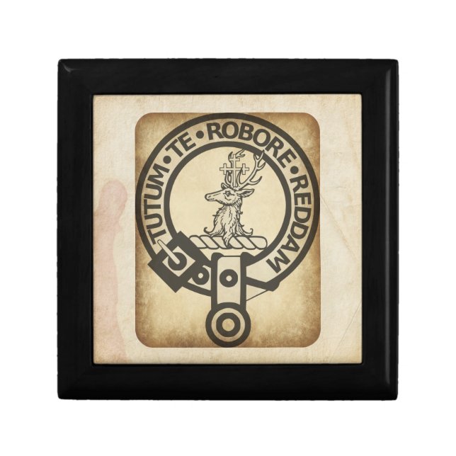 Crawford Crest Badge Antique Gift Box (Front)