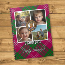 Crawford Family Photo Collage Notebook