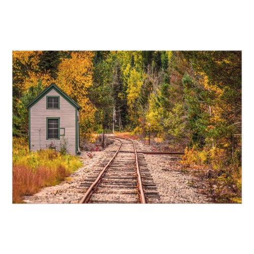 Crawford Notch Train Tracks Photo Print