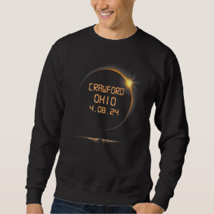 Crawford Ohio OH Total Solar Eclipse April 8 2024 Sweatshirt