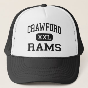 Crawford - Rams - High School - Crawford Nebraska Trucker Hat
