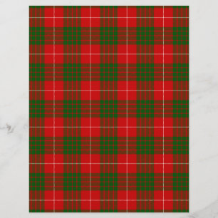 Crawford tartan red green plaid